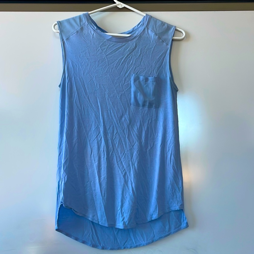 Loft size small light blue with pocket
